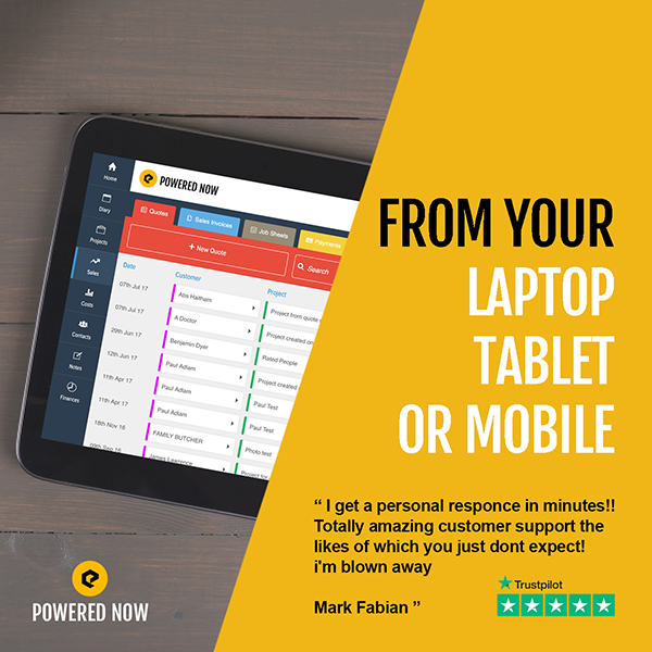 screenshot of Powered Now